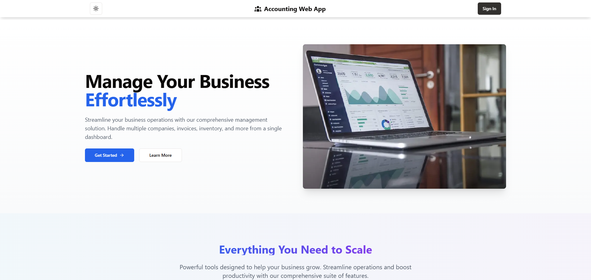 Accounting Web App-image
